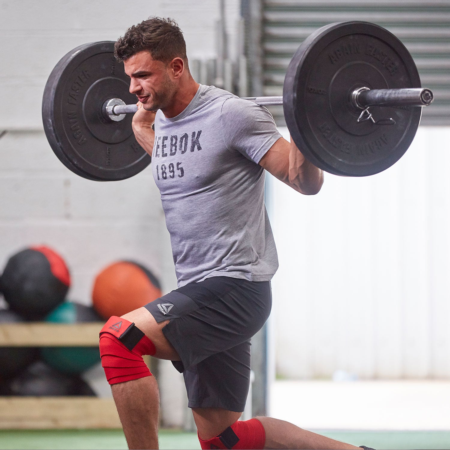 Reebok Knee Wraps in Red - The Fight Club