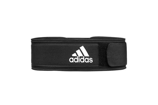 Adidas Weight Lifting Belt Back Support Gym Training Body Building Small - Black - The Fight Club