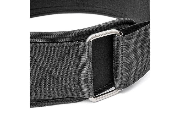 Adidas Weight Lifting Belt Back Support Gym Training Body Building Small - Black - The Fight Club