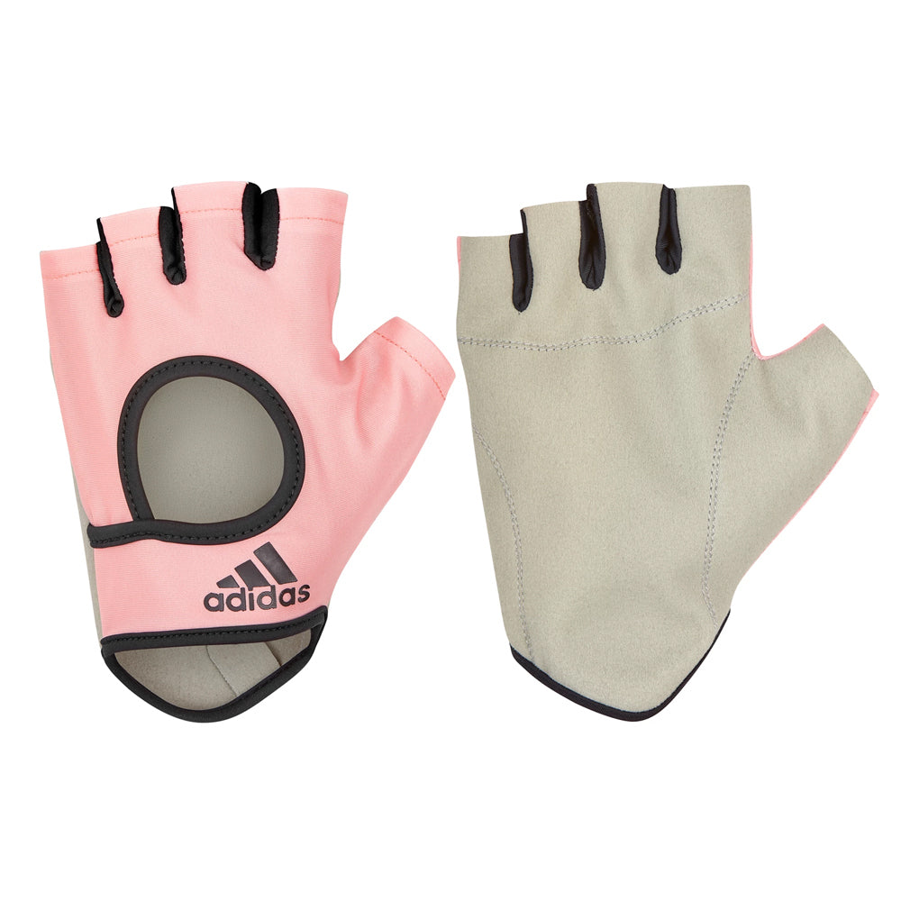 Adidas Womens Essential Gym Gloves Sports Weight Lifting Training - Pink - X-Large - The Fight Club