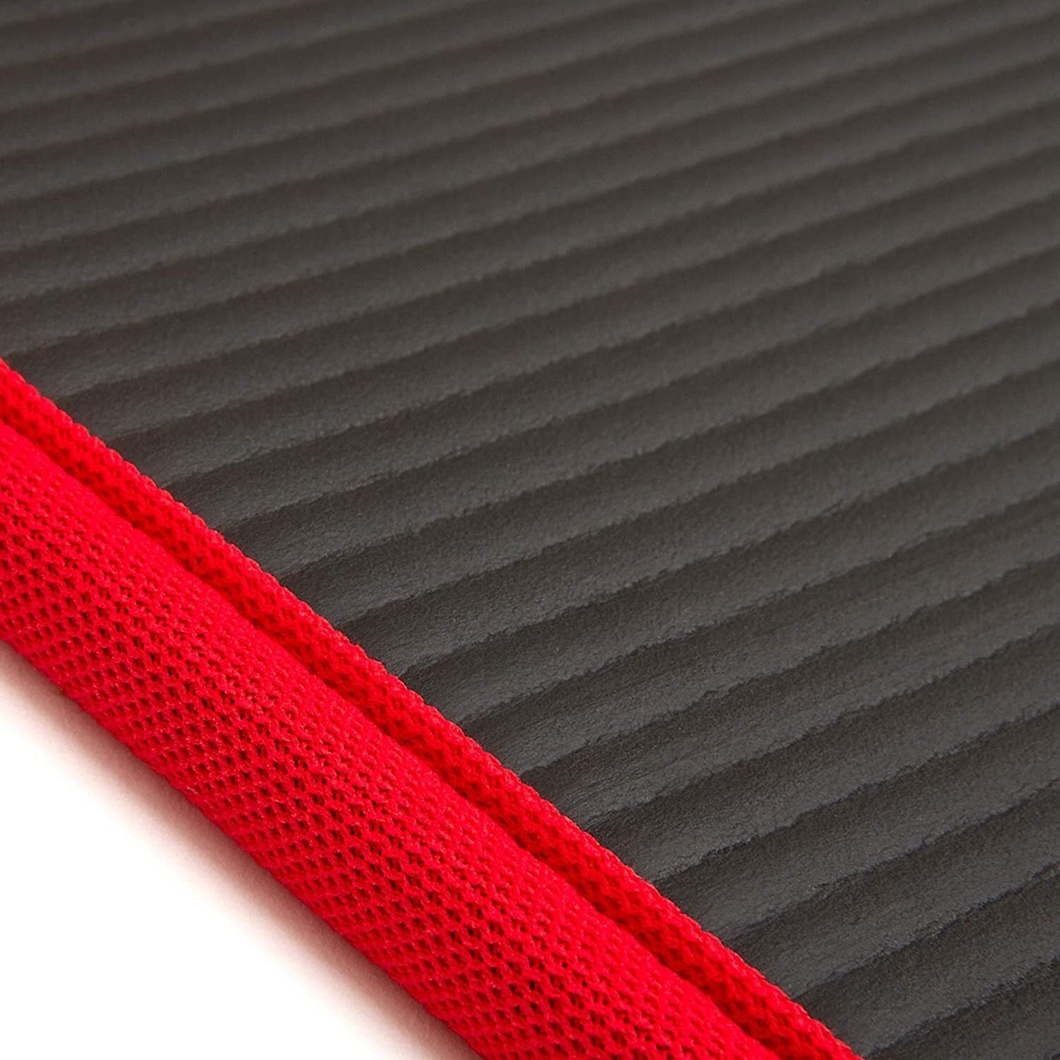 Adidas Training 10mm Exercise Floor Mat Gym Thick Yoga Fitness Judo Pilates - Black/Red - The Fight Club