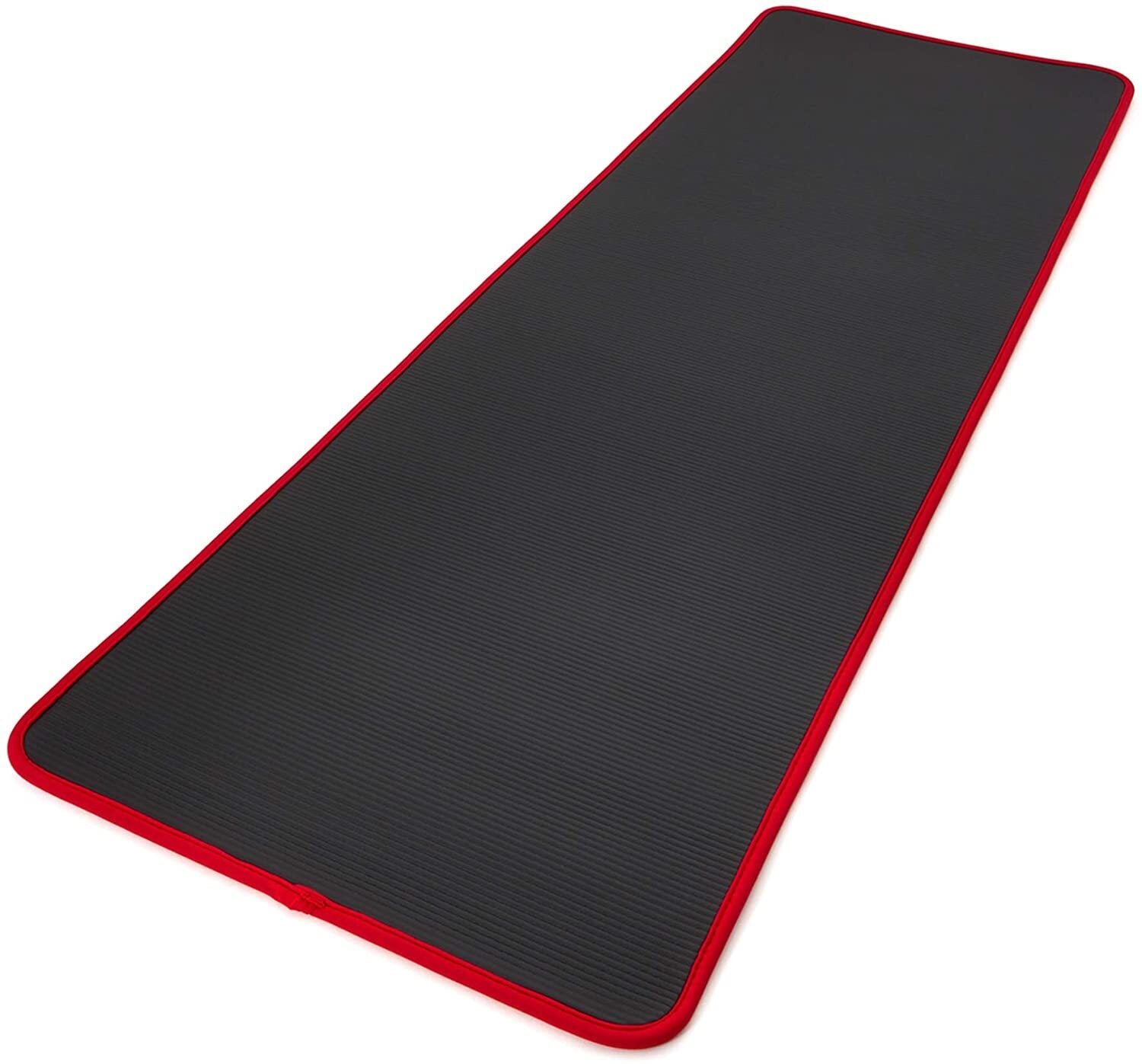 Adidas Training 10mm Exercise Floor Mat Gym Thick Yoga Fitness Judo Pilates - Black/Red - The Fight Club