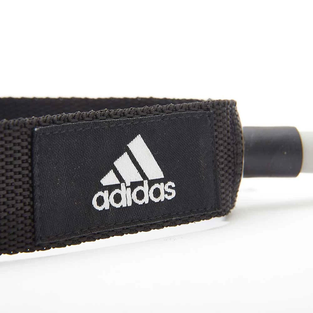 Adidas Resistance Tube Level 2 Band Elastic Yoga Fitness Gym Strap - Grey/Black - The Fight Club
