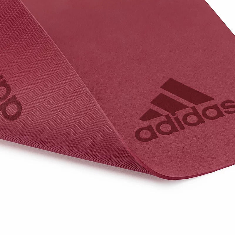 Adidas Premium Yoga Mat 5mm Exercise Training Floor Gym Fitness Pilates - Mystery Ruby - The Fight Club