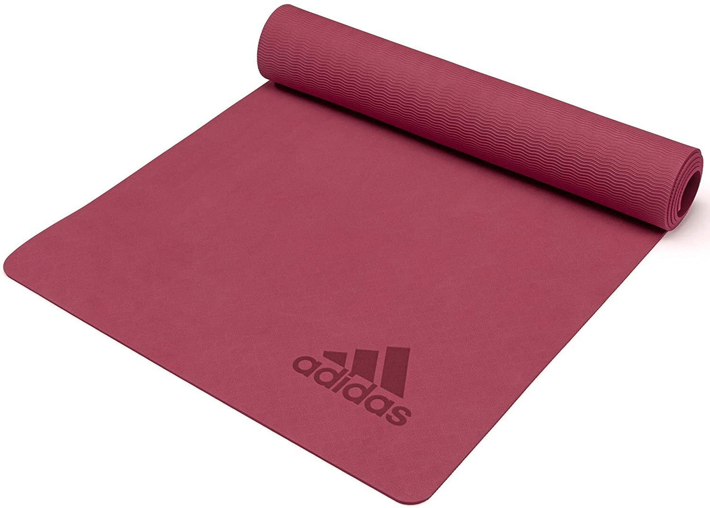 Adidas Premium Yoga Mat 5mm Exercise Training Floor Gym Fitness Pilates - Mystery Ruby - The Fight Club