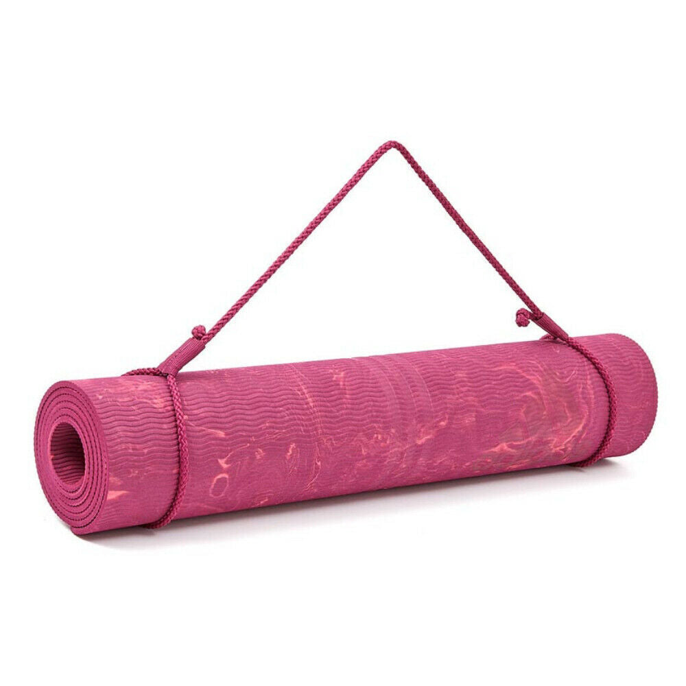 Adidas Premium 5mm Camo Sports Home/Gym Fitness Exercise Yoga Mat Power Berry - The Fight Club