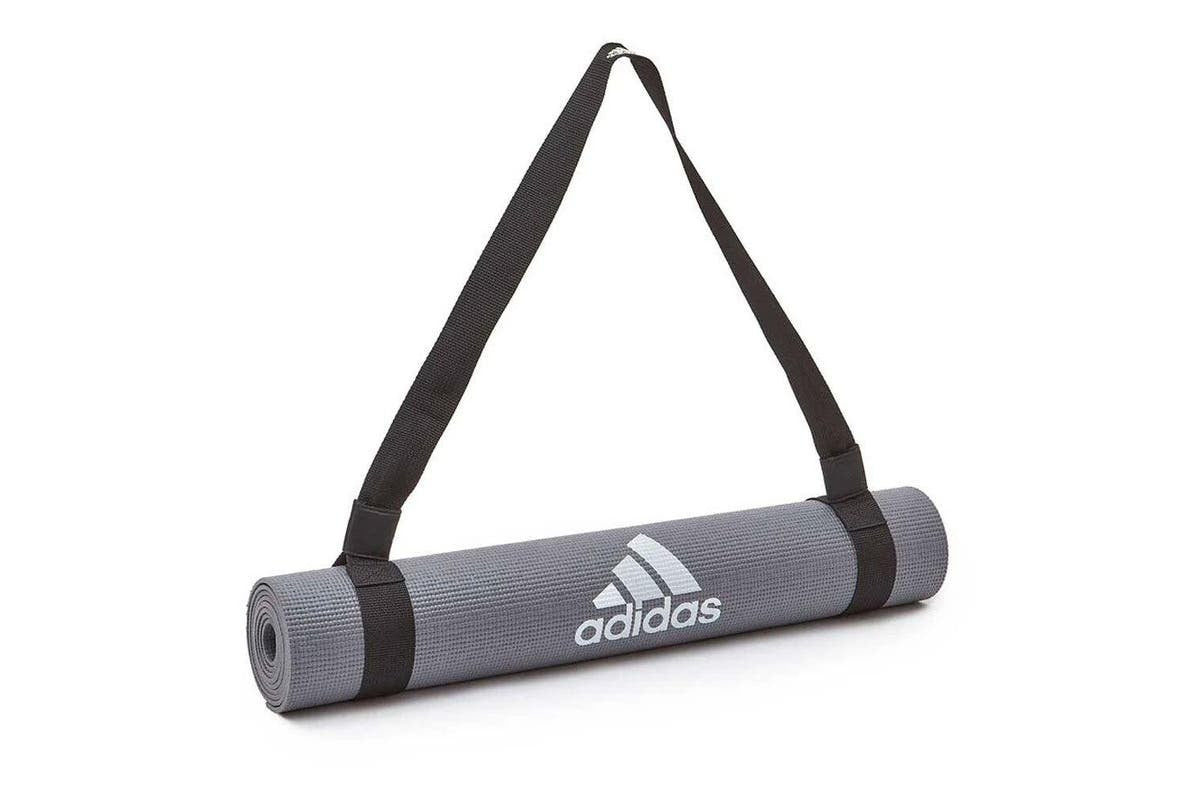 Adidas Shoulder Carry Strap Sling Carrier Adjustable Belt Pilates Yoga Mat Black - The Fight Club