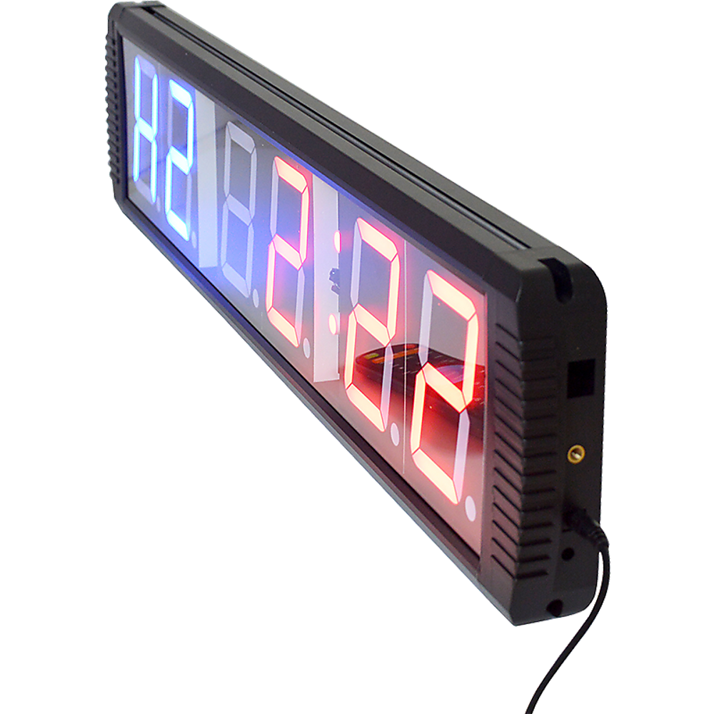 6 Inch 6 Digit Timer 6 Digit Digital Timer Interval Fitness Clock – The Fight Club
